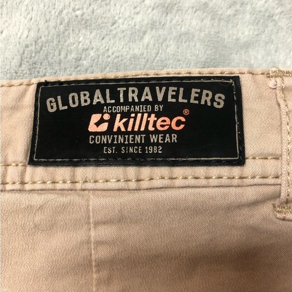 Killtec Taupe Flat Front Shorts Size XL - Picture 3 of 11